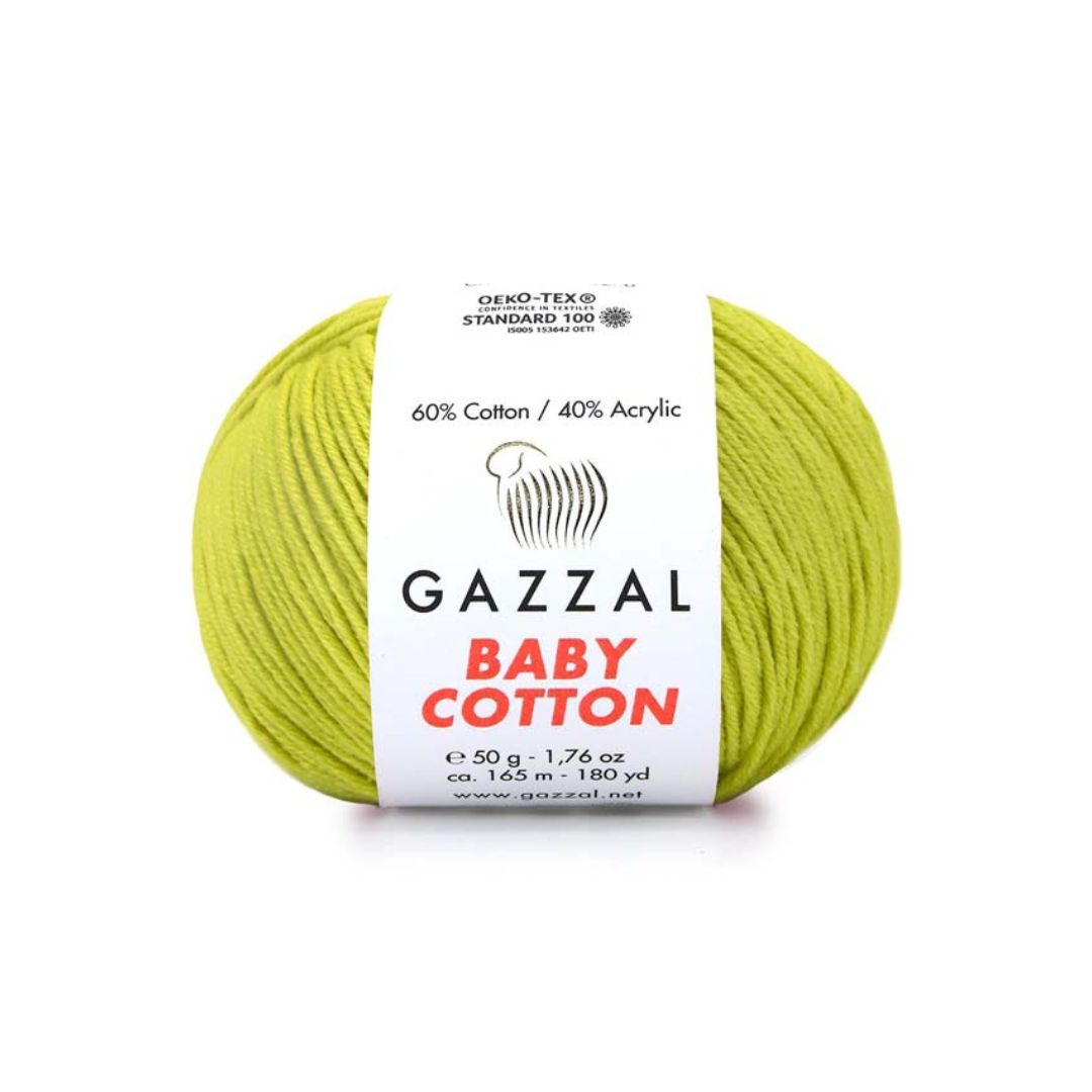 Gazzal Baby Cotton Yarn (3457)