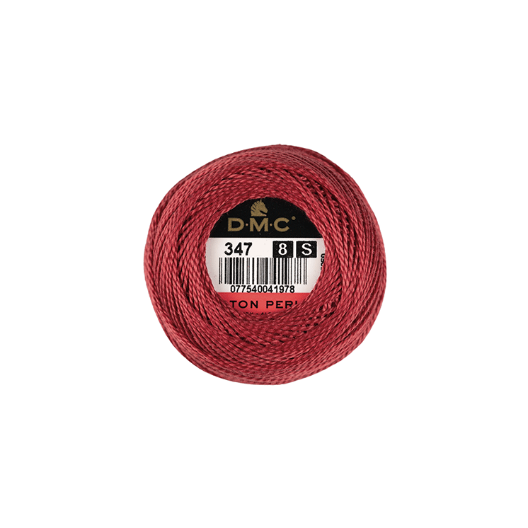 DMC Coton Perlé 8 Embroidery Thread (The Red Shades) (347)