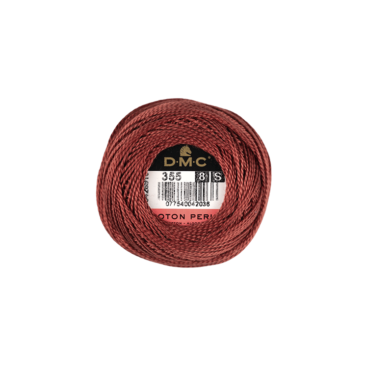 DMC Coton Perlé 8 Embroidery Thread (The Brown Shades) (355)