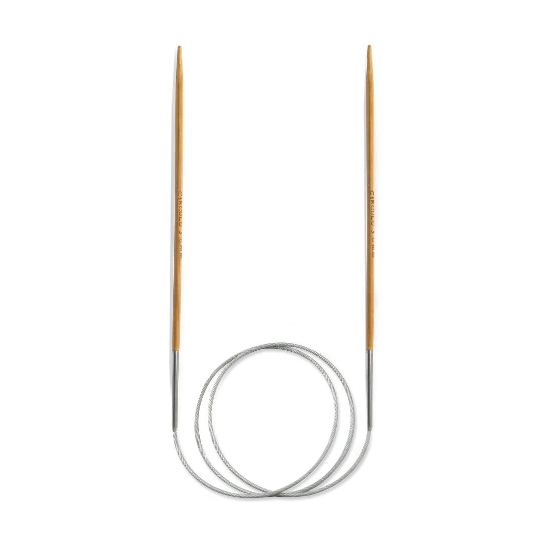 Circulo Bamboo Fixed Circular Knitting Needles (60cm) (3mm)