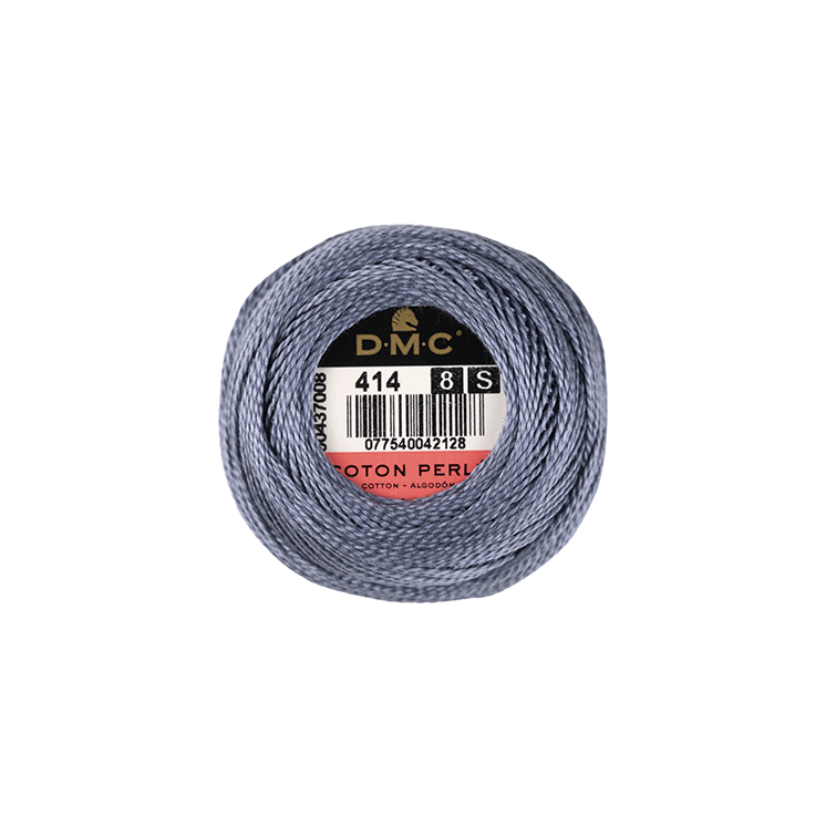 DMC Coton Perlé 8 Embroidery Thread (The Grey Shades) (414)