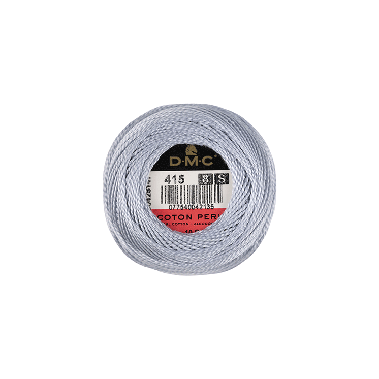DMC Coton Perlé 8 Embroidery Thread (The Grey Shades) (415)