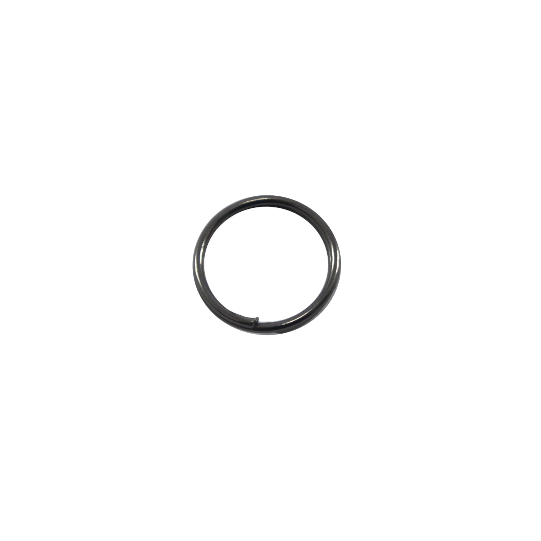 Circulo Split Keychain Ring (Black)