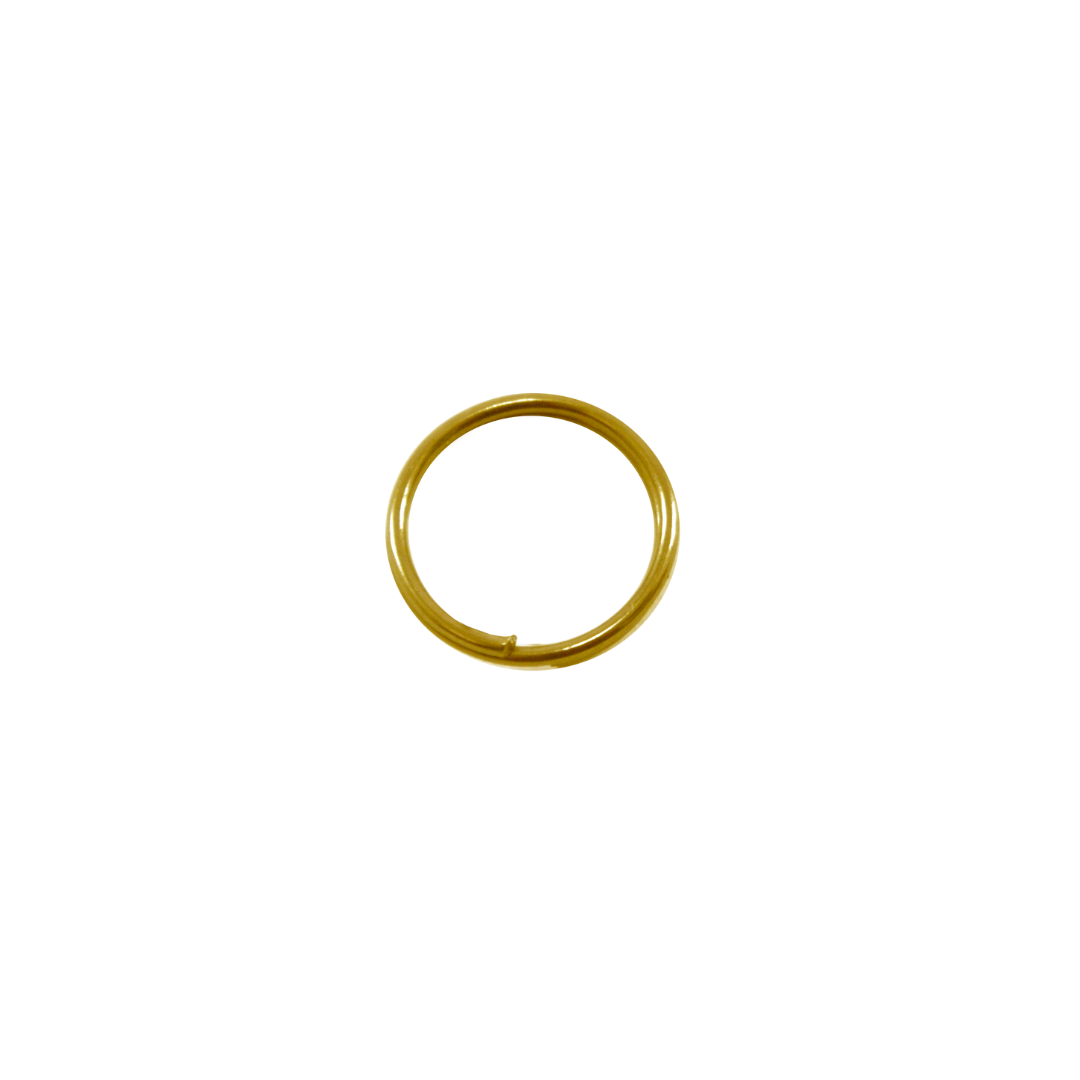 Circulo Split Keychain Ring (Gold)