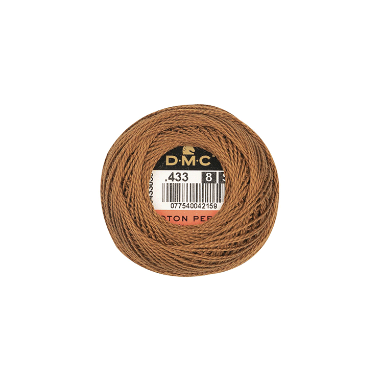 DMC Coton Perlé 8 Embroidery Thread (The Brown Shades) (433)