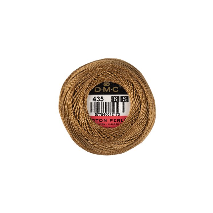 DMC Coton Perlé 8 Embroidery Thread (The Brown Shades) (435)