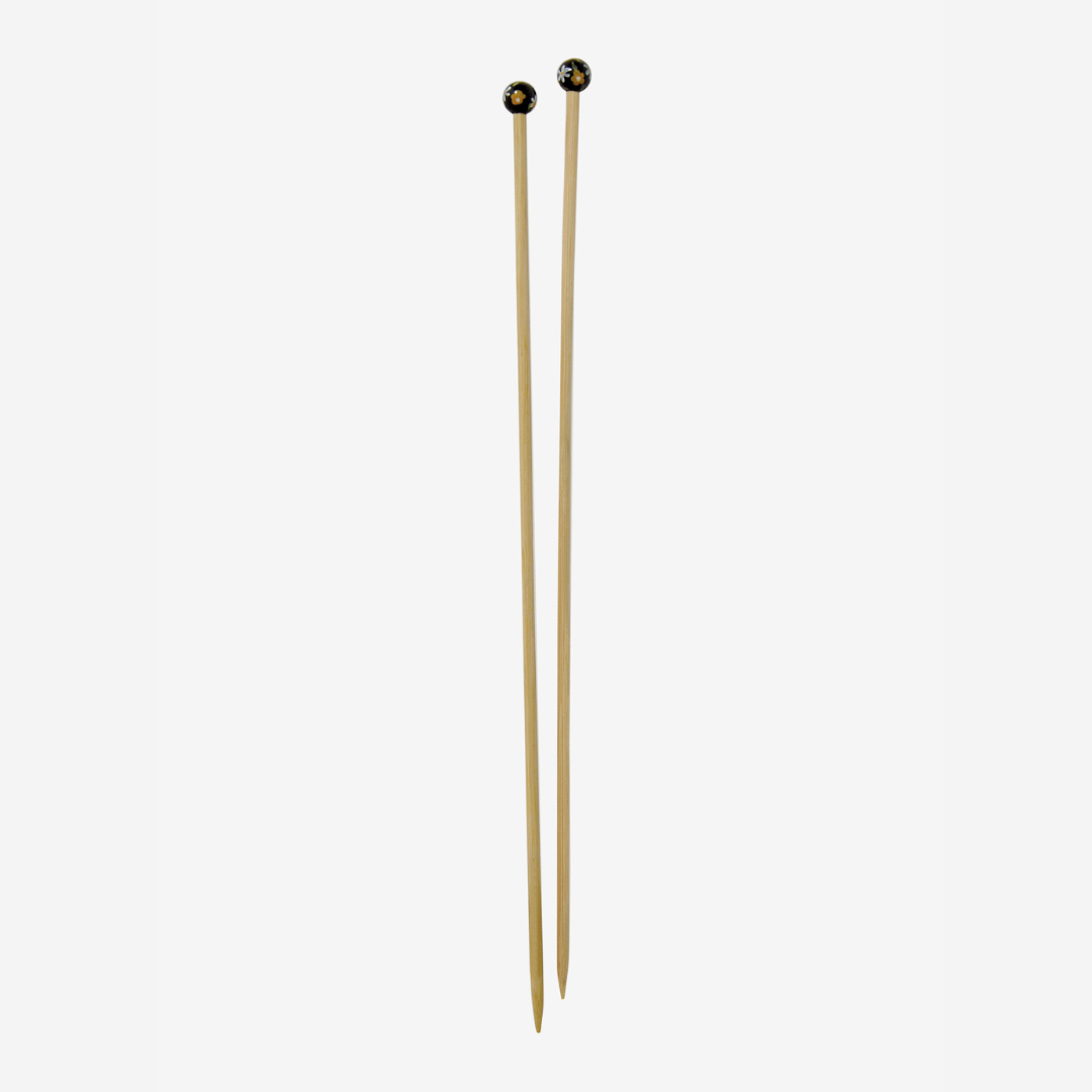 DMC Bamboo Single Point Knitting Needles (40cm) (5.5mm)