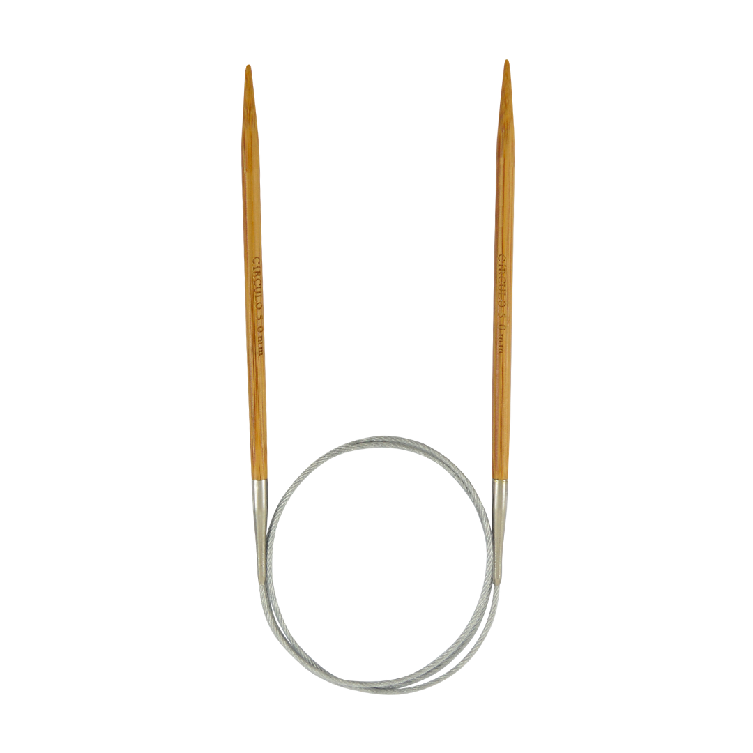 Circulo Bamboo Fixed Circular Knitting Needles (80cm) (5mm)