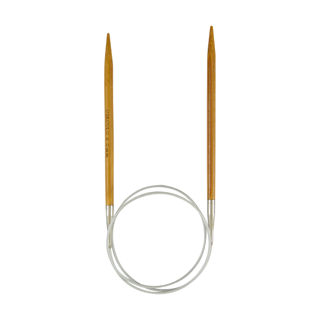 Circulo Bamboo Fixed Circular Knitting Needles (60cm) (6mm)