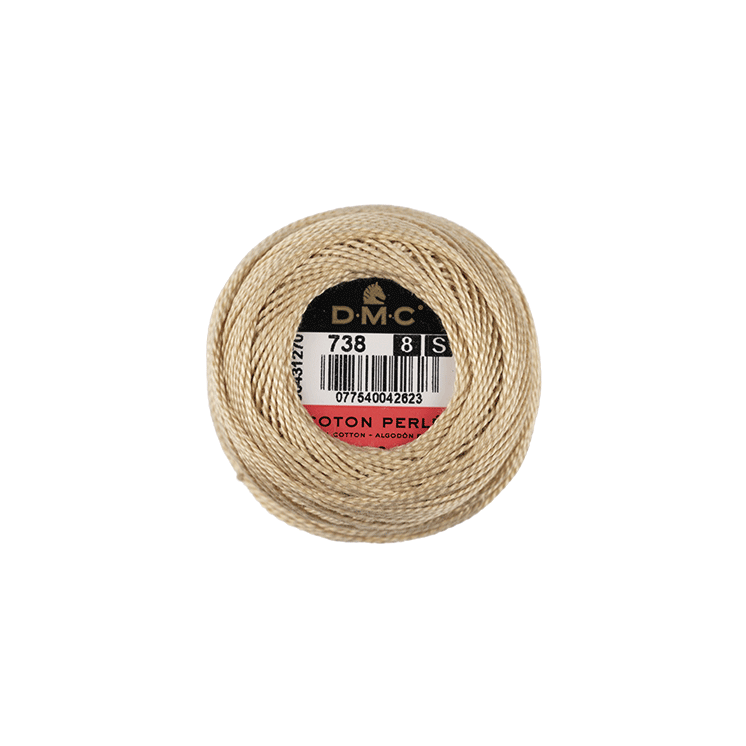 DMC Coton Perlé 8 Embroidery Thread (738)