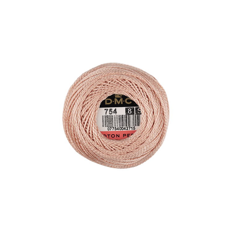 DMC Coton Perlé 8 Embroidery Thread (The Brown Shades) (754)