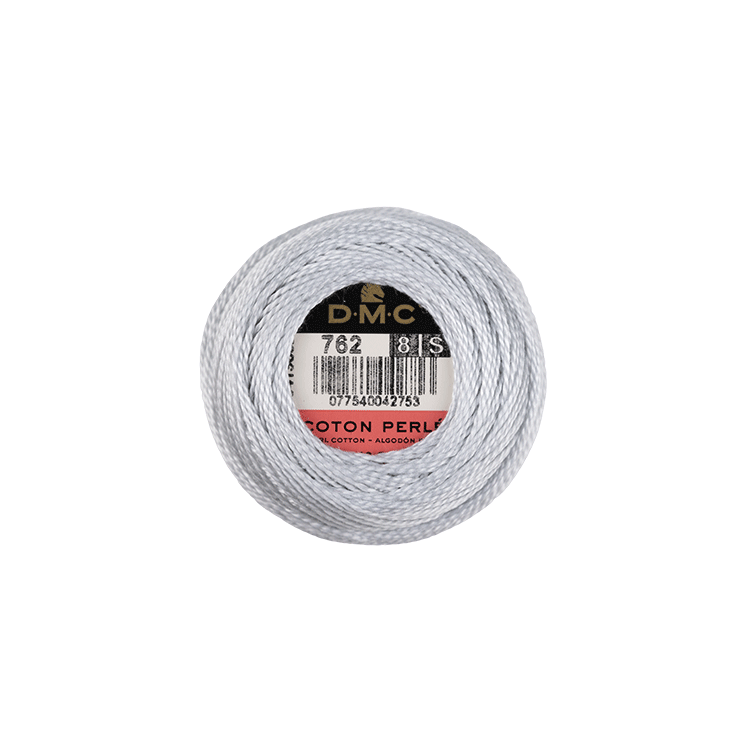 DMC Coton Perlé 8 Embroidery Thread (The Grey Shades) (762)