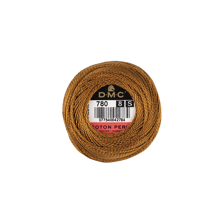 DMC Coton Perlé 8 Embroidery Thread (The Brown Shades) (780)