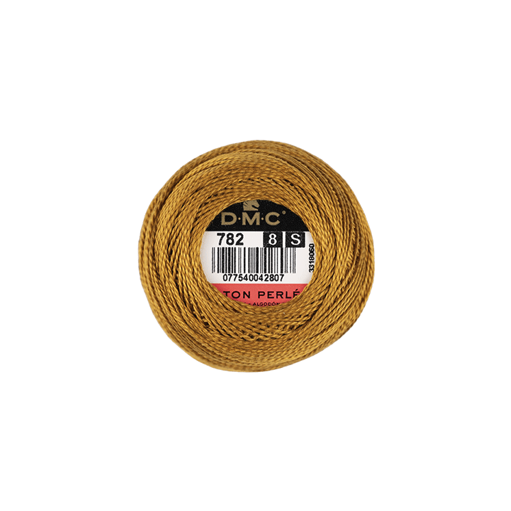 DMC Coton Perlé 8 Embroidery Thread (The Brown Shades) (782)