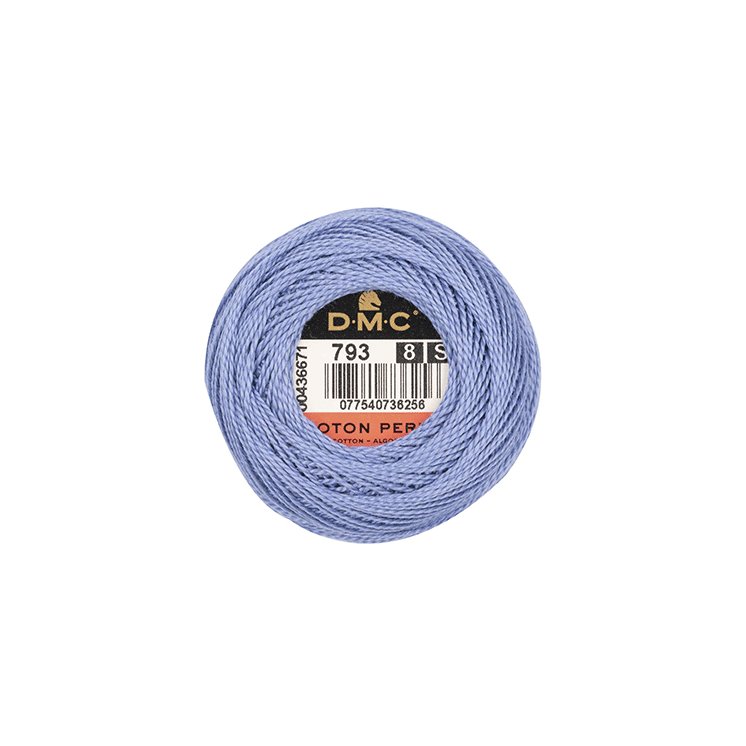 DMC Coton Perlé 8 Embroidery Thread (The Blue Shades) (793)
