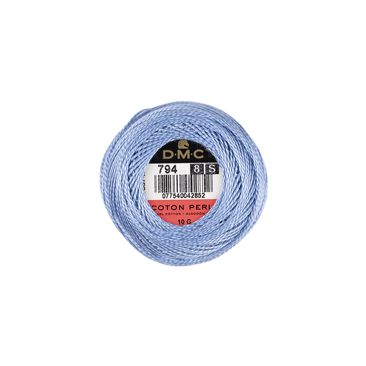 DMC Coton Perlé 8 Embroidery Thread (The Blue Shades) (794)