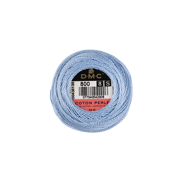 DMC Coton Perlé 8 Embroidery Thread (The Blue Shades) (800)
