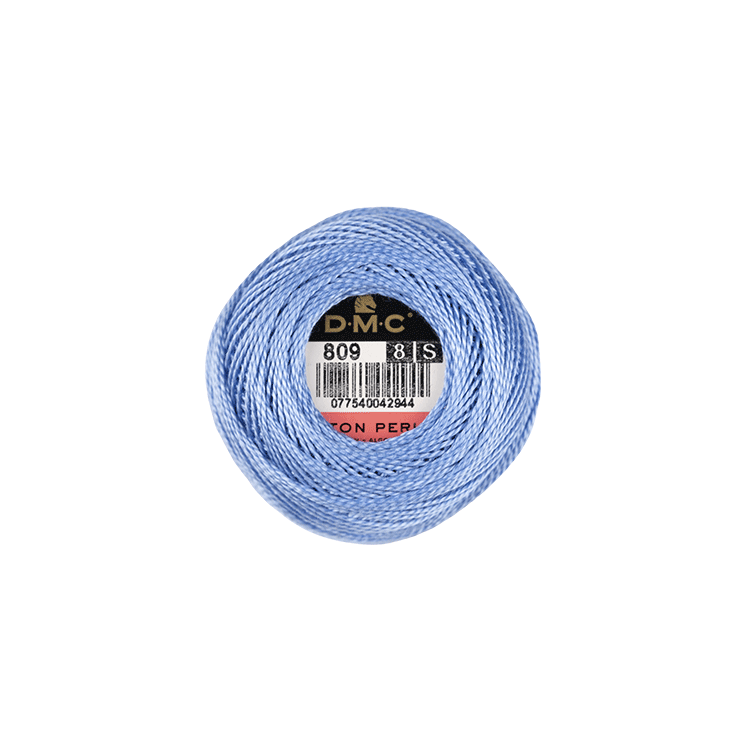 DMC Coton Perlé 8 Embroidery Thread (The Blue Shades) (809)