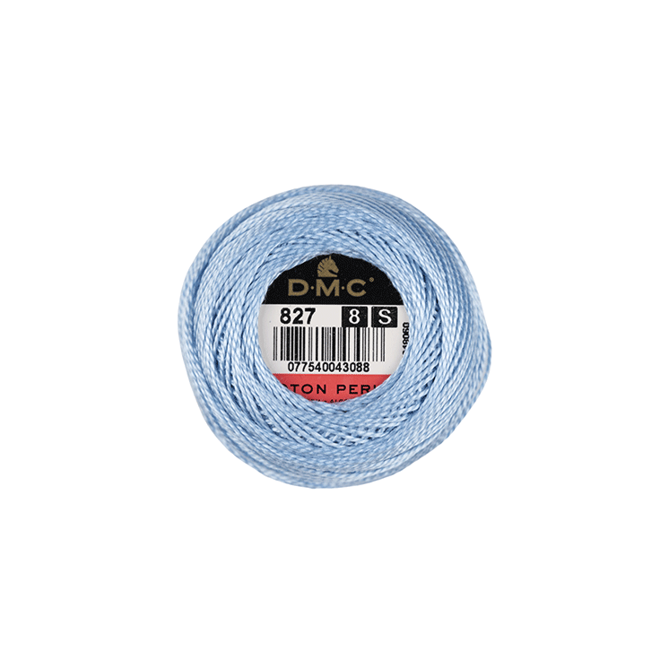 DMC Coton Perlé 8 Embroidery Thread (The Blue Shades) (827)