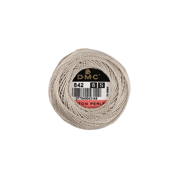 DMC Coton Perlé 8 Embroidery Thread (The Brown Shades) (842)