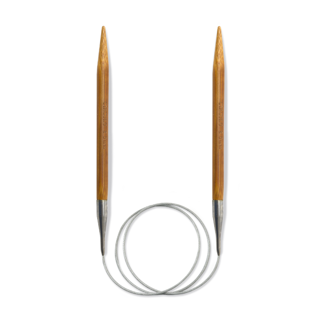 Circulo Bamboo Fixed Circular Knitting Needles (80cm) (8mm)