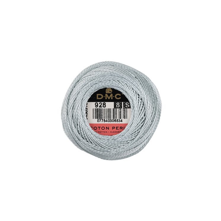 DMC Coton Perlé 8 Embroidery Thread (The Grey Shades) (928)