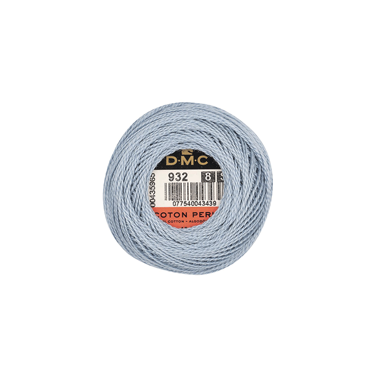 DMC Coton Perlé 8 Embroidery Thread (The Blue Shades) (932)