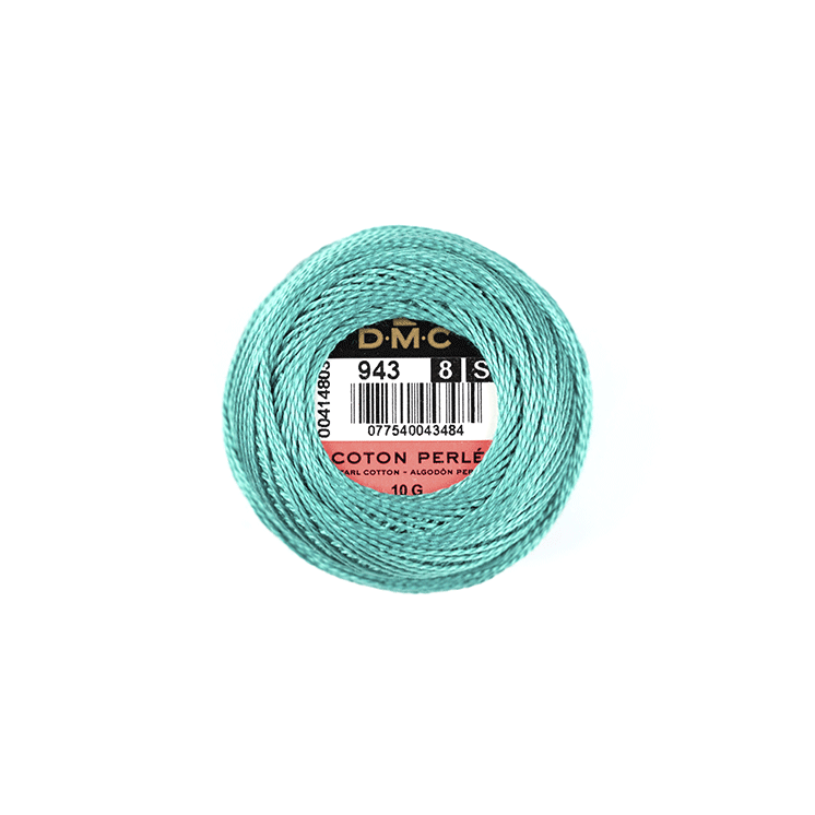 DMC Coton Perlé 8 Embroidery Thread (The Green Shades) (943)