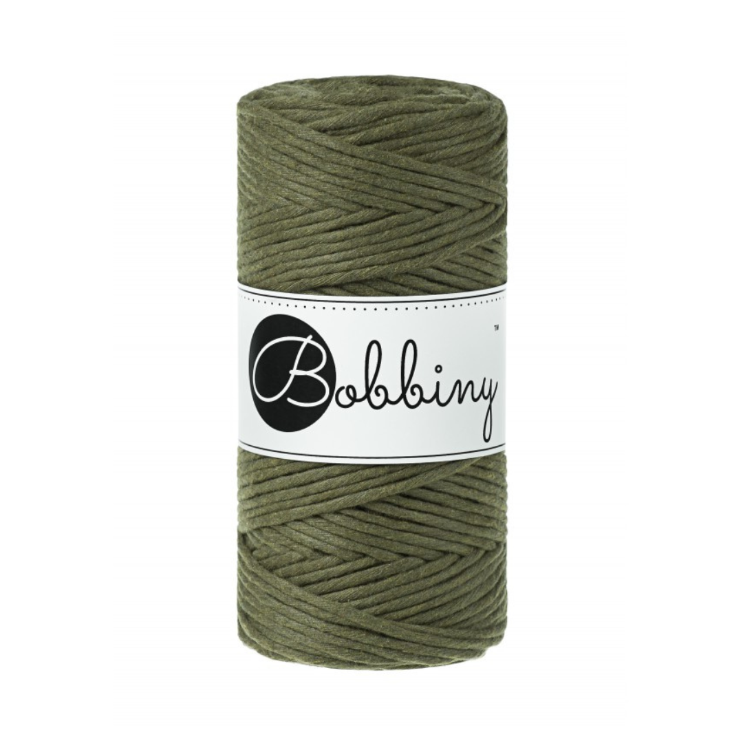 Bobbiny Macramé Cord (3mm) (Avocado)