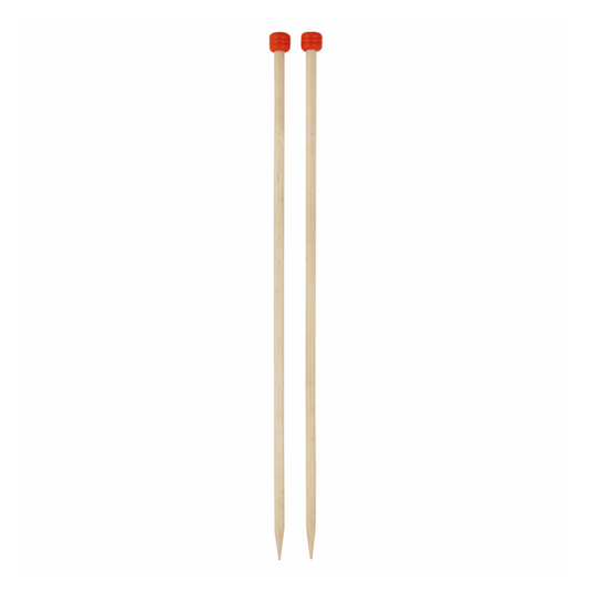 KnitPro Birch Single Point Knitting Needles (25cm)