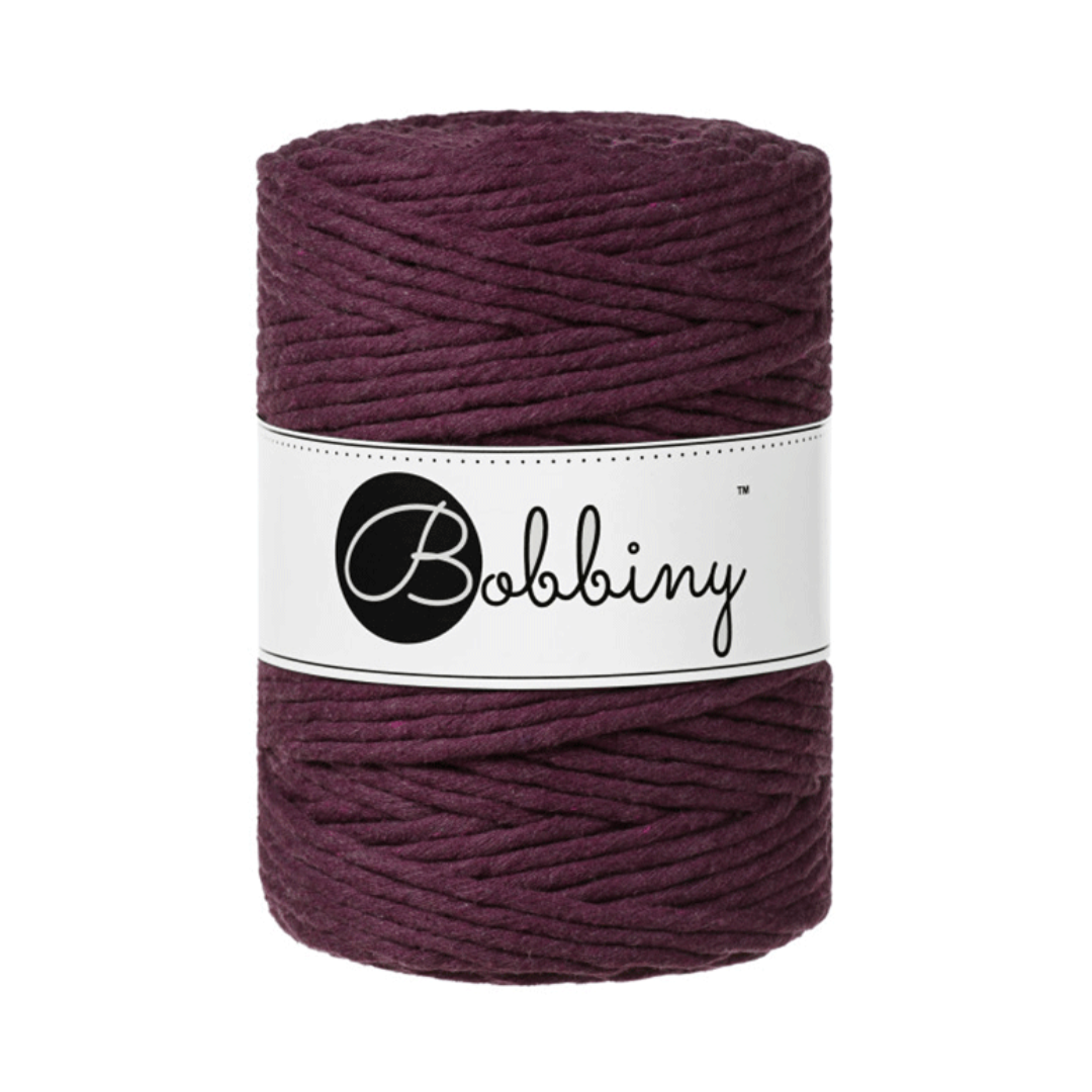 Bobbiny Macramé Cord (5mm) (Blackberry)