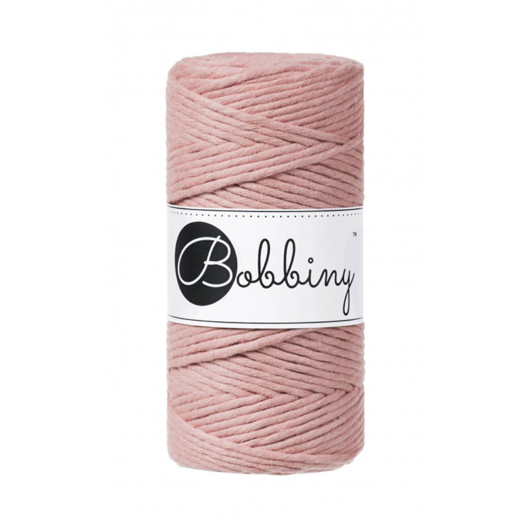 Bobbiny Macramé Cord (3mm) (Blush)