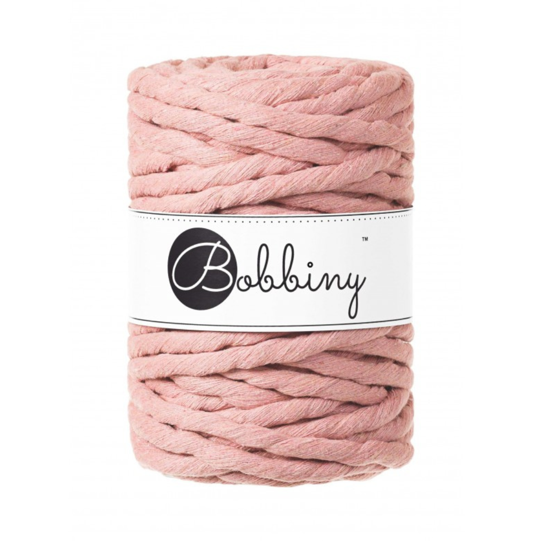 Bobbiny Macramé Cord (9mm) (Blush)