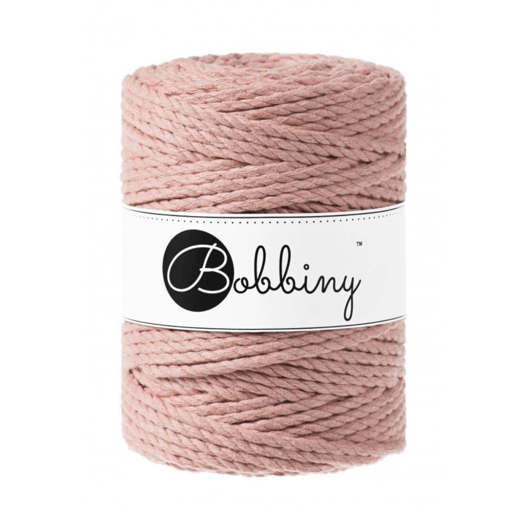 Bobbiny Macramé Rope (5mm) (Blush)