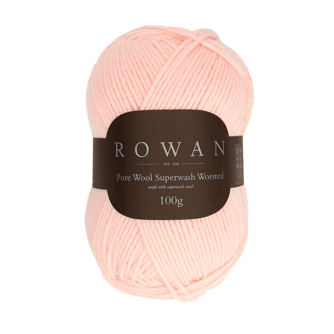 Rowan Pure Wool Superwash Worsted Yarn (Carnation)