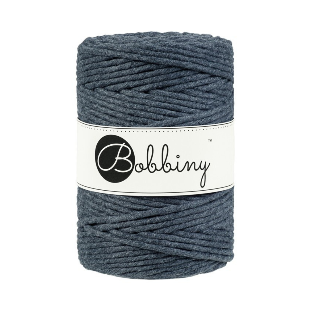 Bobbiny Macramé Cord (5mm) (Charcoal)