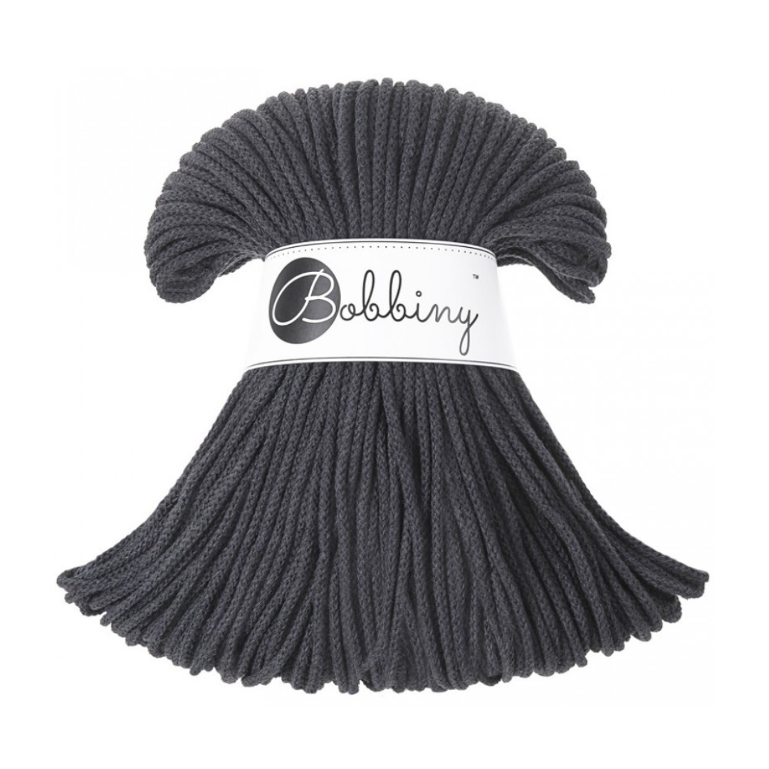Bobbiny Junior Braided Yarn (Charcoal)