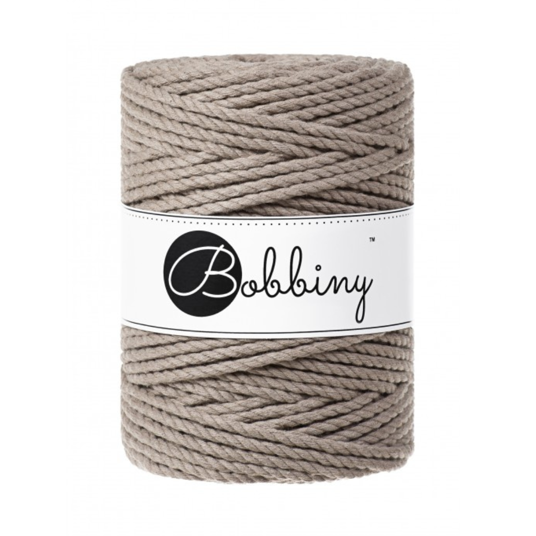 Bobbiny Macramé Rope (5mm) (Coffee)