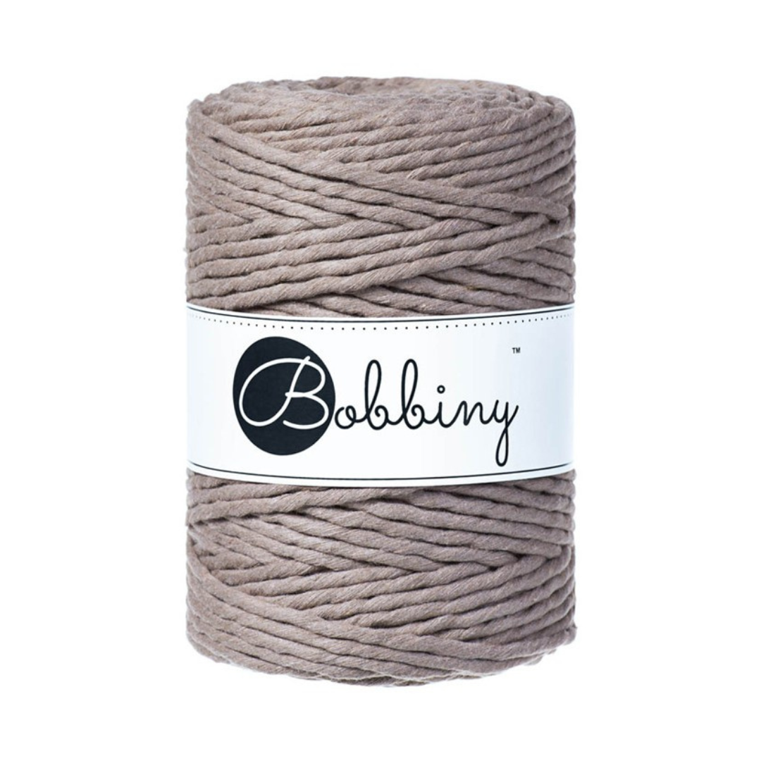 Bobbiny Macramé Cord (5mm) (Coffee)