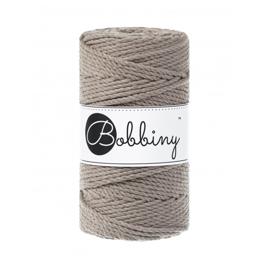 Bobbiny Macramé Rope (3mm) (Coffee)