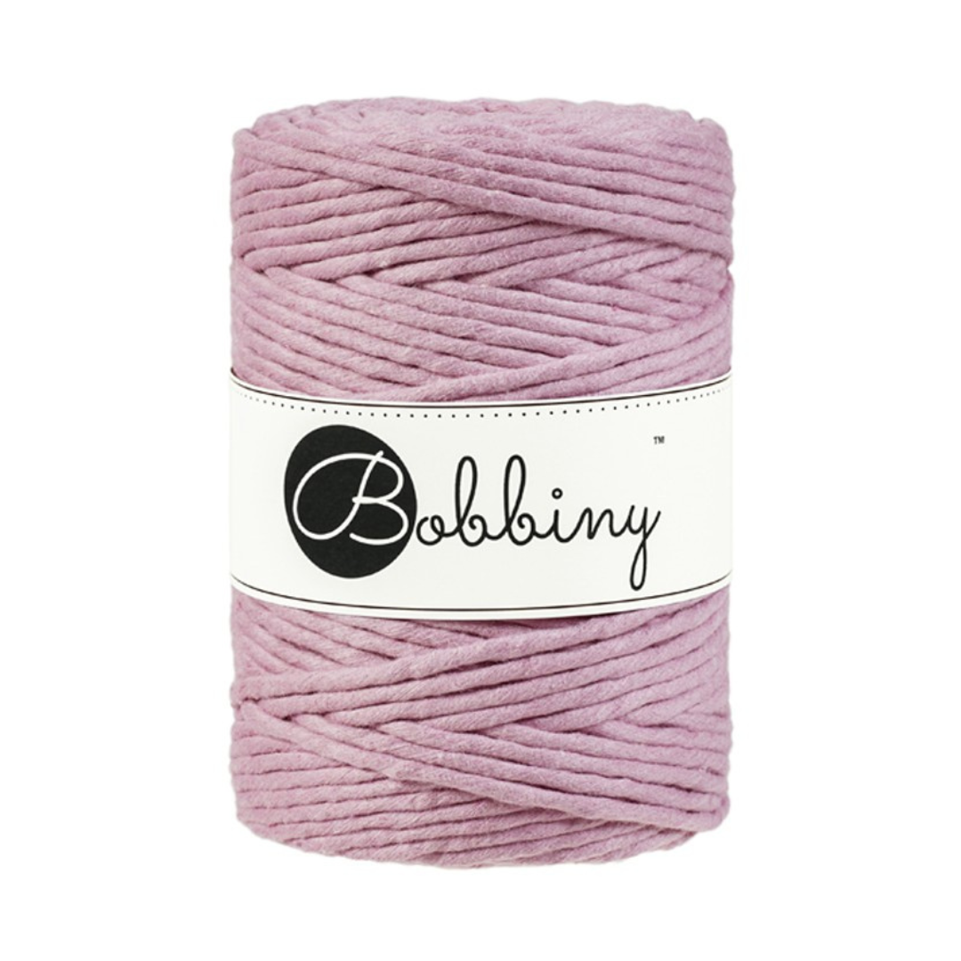 Bobbiny Macramé Cord (5mm) (Dusty Pink)