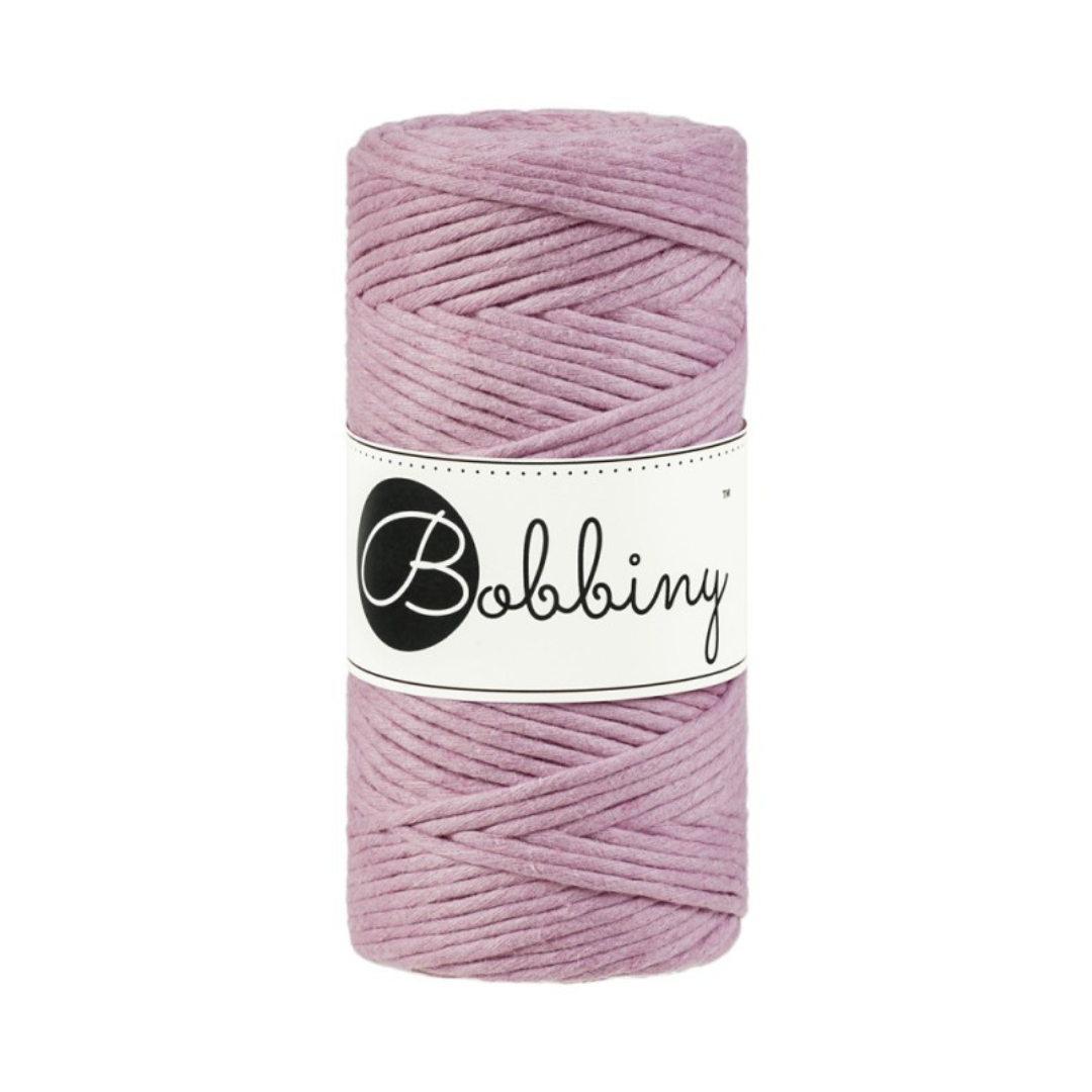 Bobbiny Macramé Cord (3mm) (Dusty Pink)