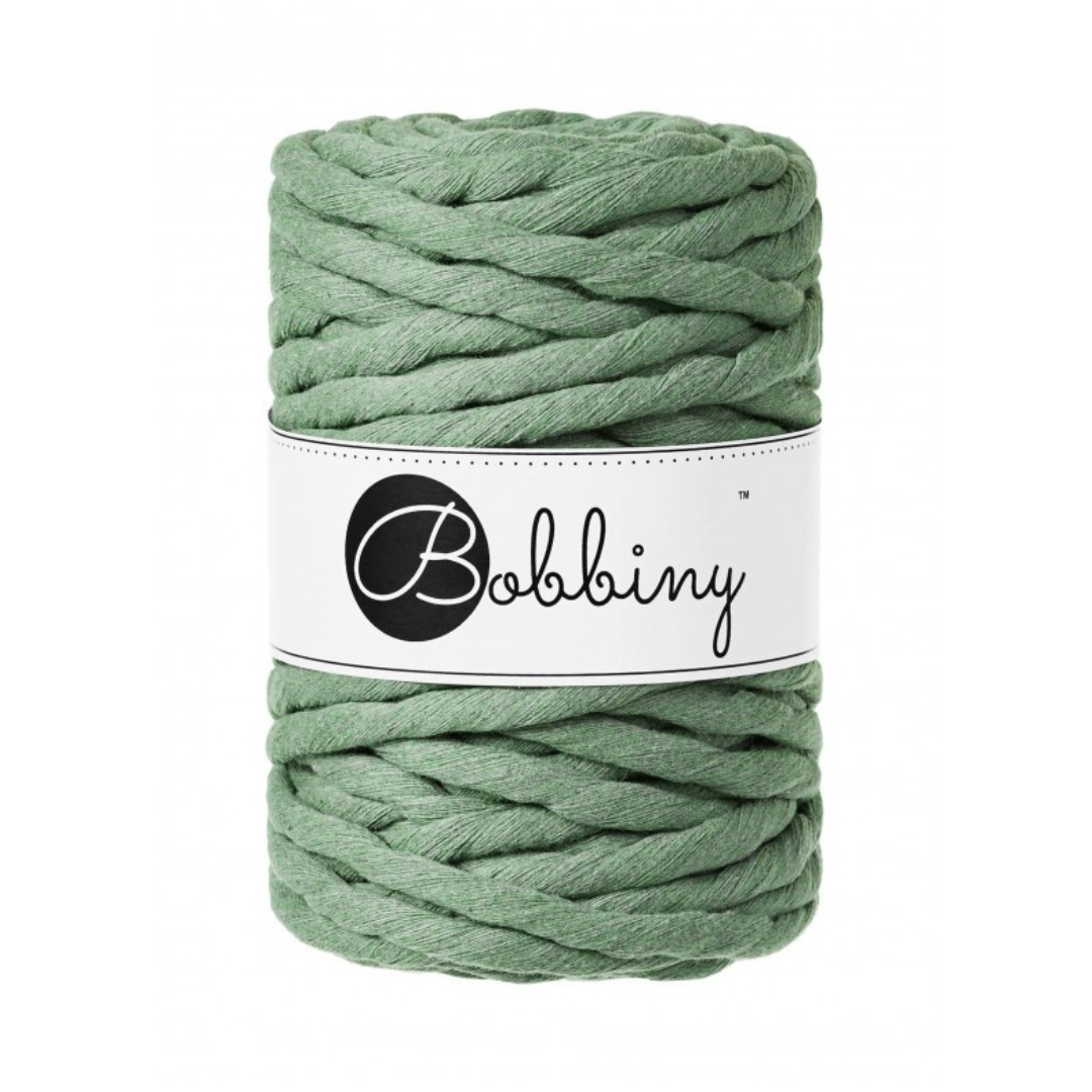 Bobbiny Macramé Cord (9mm) (Eucalyptus Green)