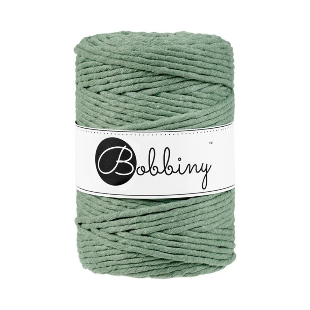 Bobbiny Macramé Cord (5mm) (Eucalyptus Green)
