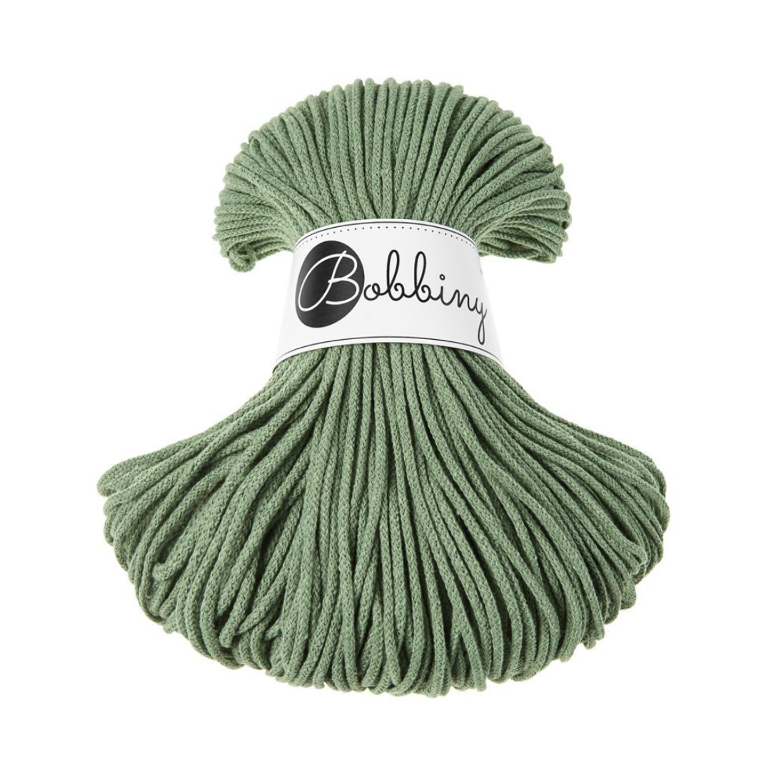Bobbiny Junior Braided Yarn (Eucalyptus Green)