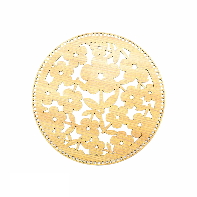 Handmayk Crochet Wood Base (Flowers)