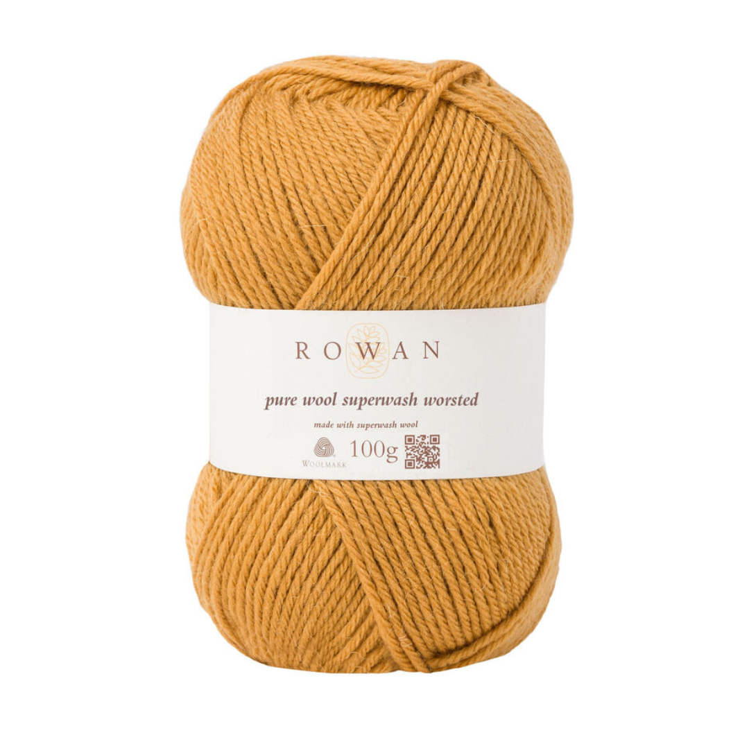 Rowan Pure Wool Superwash Worsted Yarn (Gold)