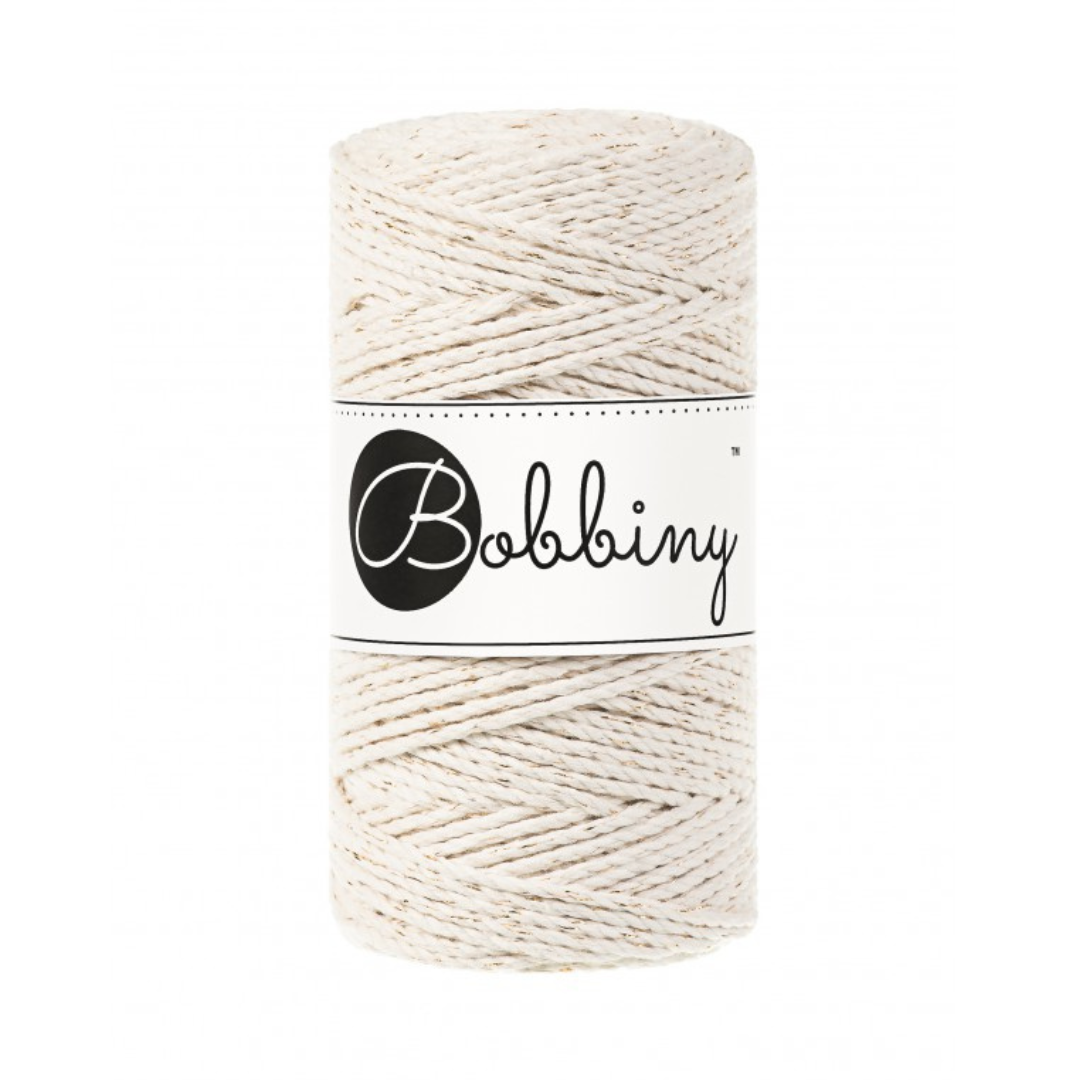 Bobbiny Macramé Rope (3mm) (Golden Natural)
