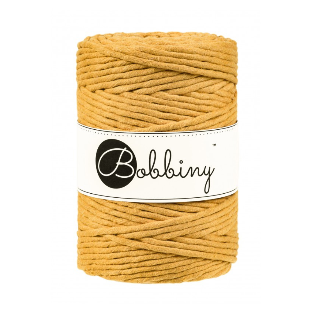 Bobbiny Macramé Cord (5mm) (Mustard)