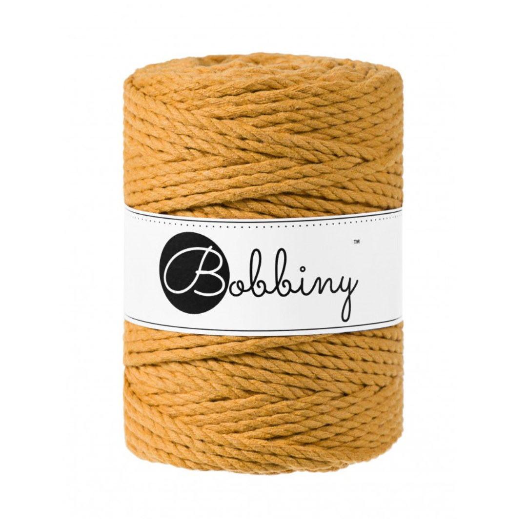 Bobbiny Macramé Rope (5mm) (Mustard)